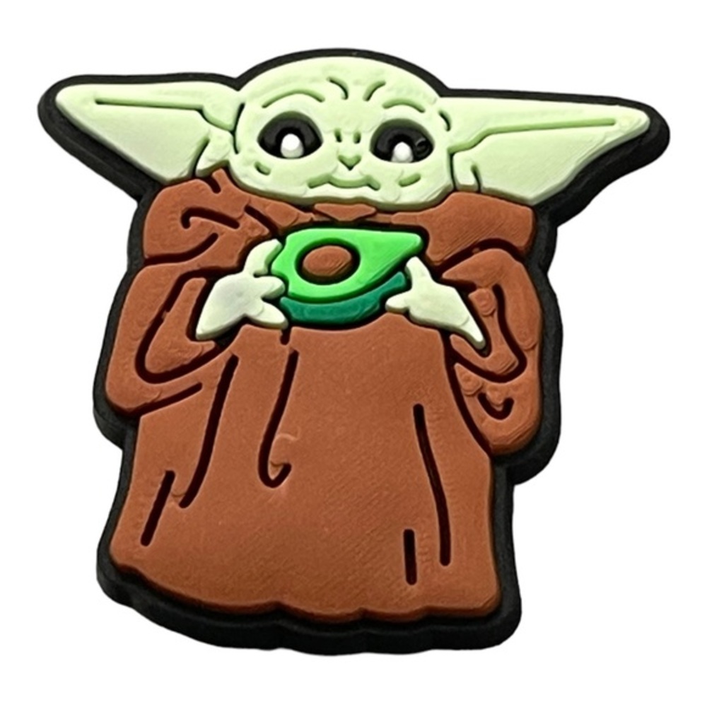 💕3/$13💕GROGU (BABY YODA) CROC CHARM